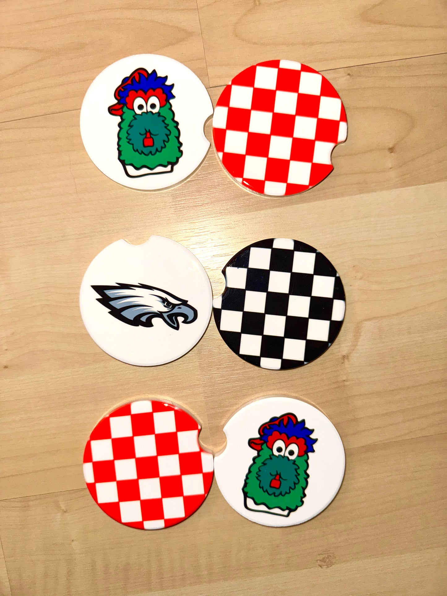 Custom Ceramic Car Coasters