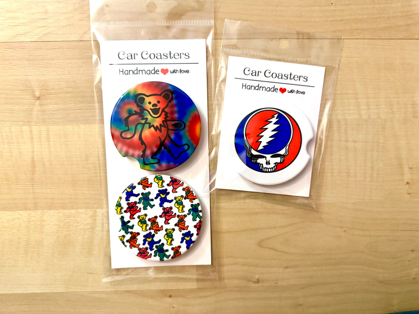 Custom Ceramic Car Coasters